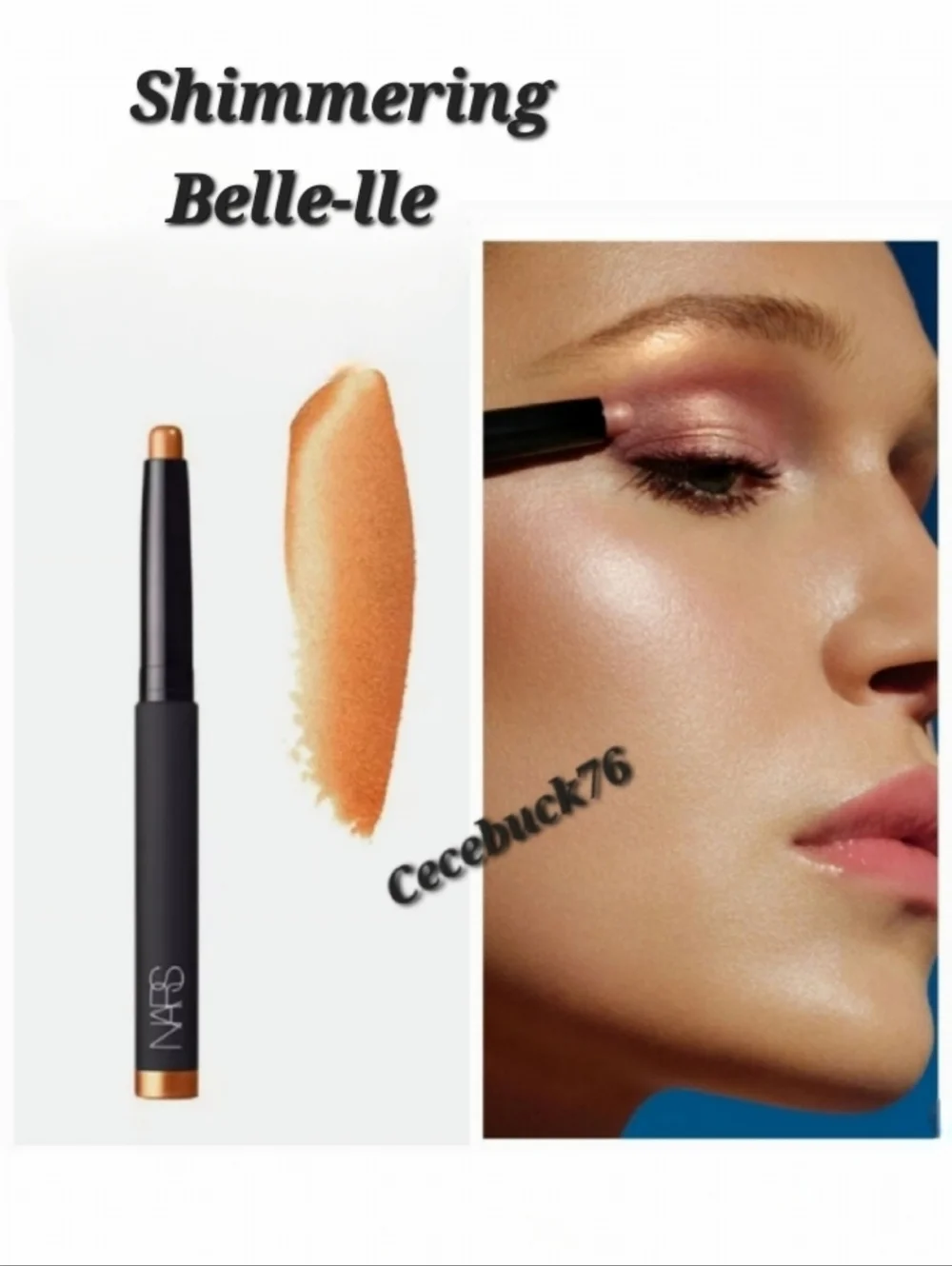 🌺NARS Velvet Shadow Stick Belle-Ile Eyeshadow Long Wear Cream Eyeshadow